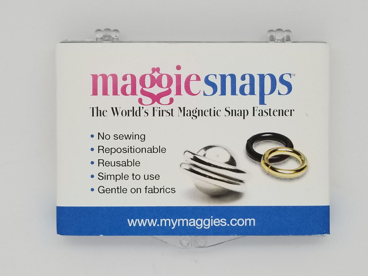 MAGGIE'S SNAPS – 4 Pack with Colored Rings